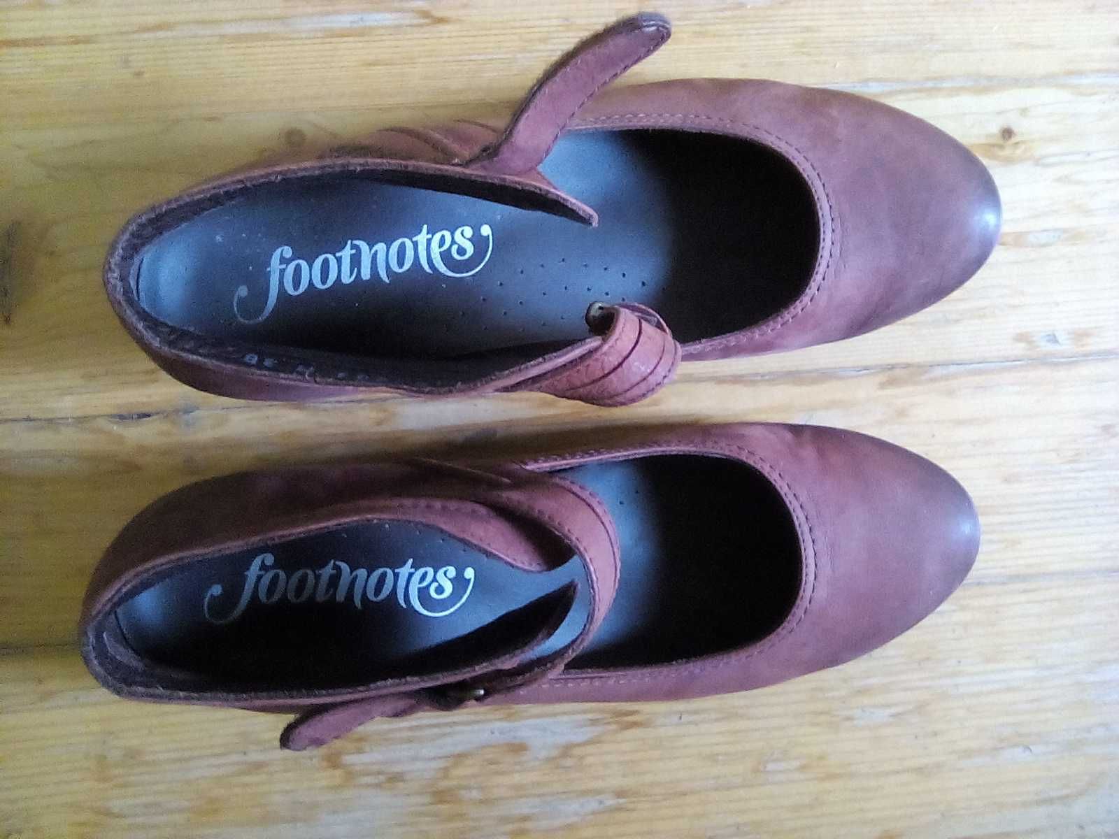 Туфли-полуботинки женские американского бренда Footnotes