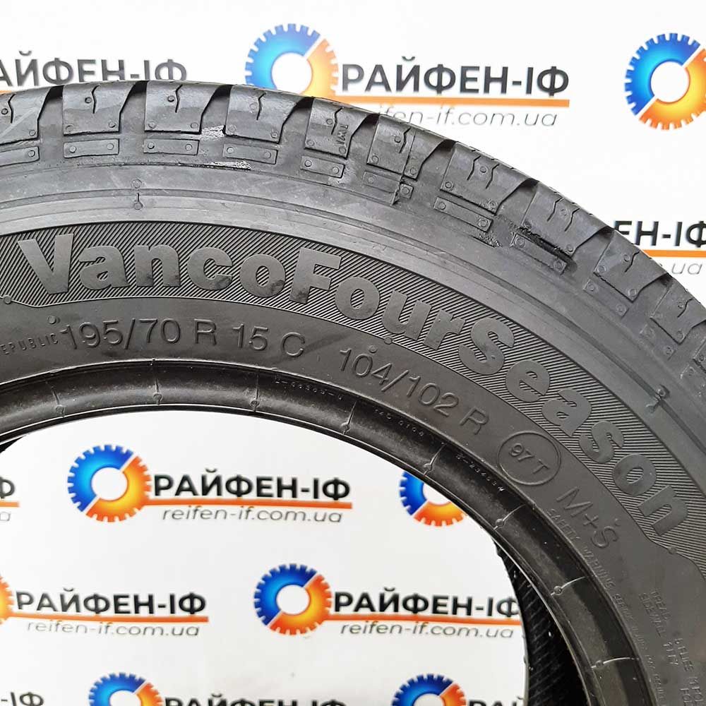 195/70 R15C Continental Vancofourseason б/у шини 2шт # 2506195