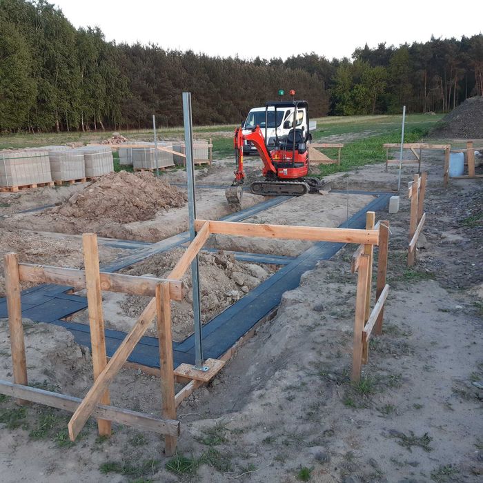 Minikoparka Cesja Leasing Koparka Kubota 1800kg 4łyżki Szybkozłącze