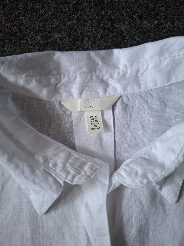Рубашка льняная женская H&M разм.XL