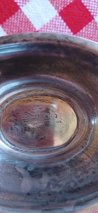 Вінтажна посріблена соусниця