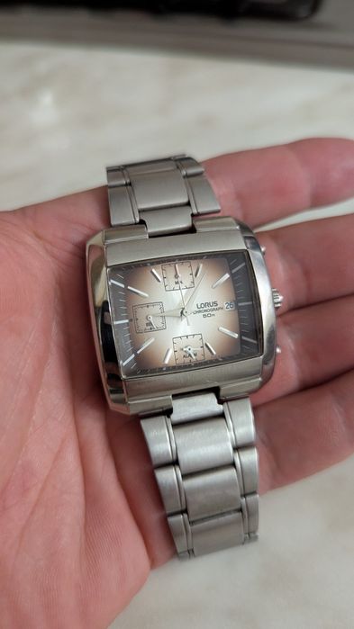 Часы Lorus chronograph alarm, годинник будильник Seiko