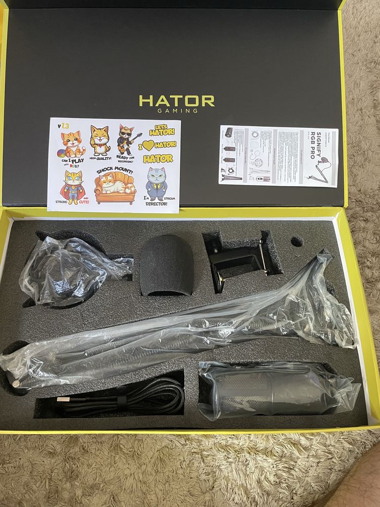 Мікрофон HATOR Signify RGB Pro