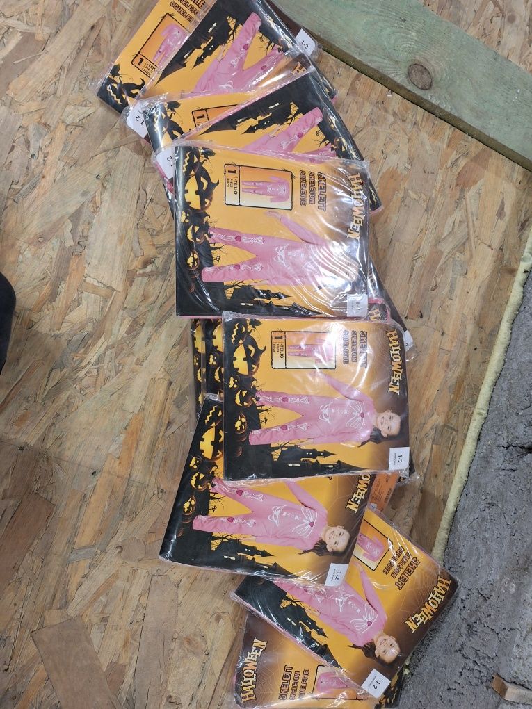14 nowych strojów halloweenowych HALLOWEEN spioszki 86 92