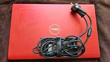 Laptop Dell Studio 1558 PP39L i3 3GB RAM 240GB SSD WIN10 Czerwony15,6"
