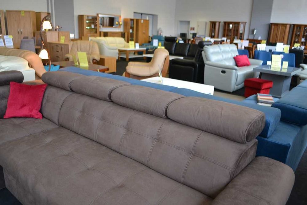 Nowy narożnik ATLANTA 190x280cm, Tkanina HAGA, -35%= Producent OLESNO