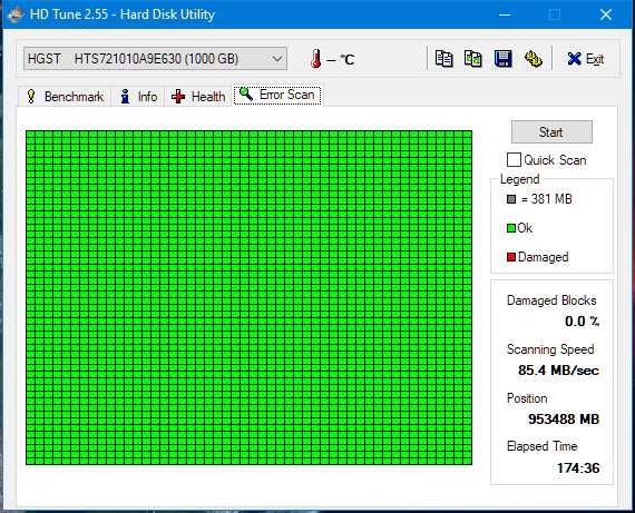 Dysk twardy HDD HGST HTS721010A9E630 1TB 2,5" +kabel SATA