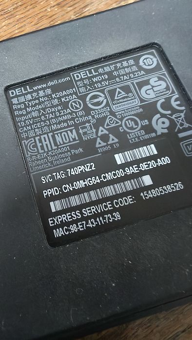 Dell Dock Station WD19