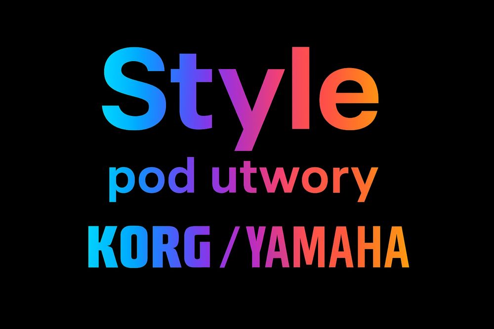 Style disco polo pod utwory Korg/yamaha