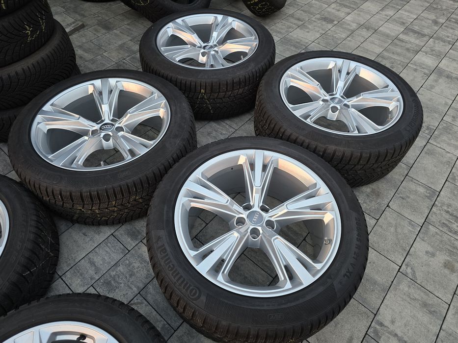 KOŁA ZIMA 21" 5x112 ET20 Audi Q8 Q7 285/45R21 4x8.5mm IGŁA!