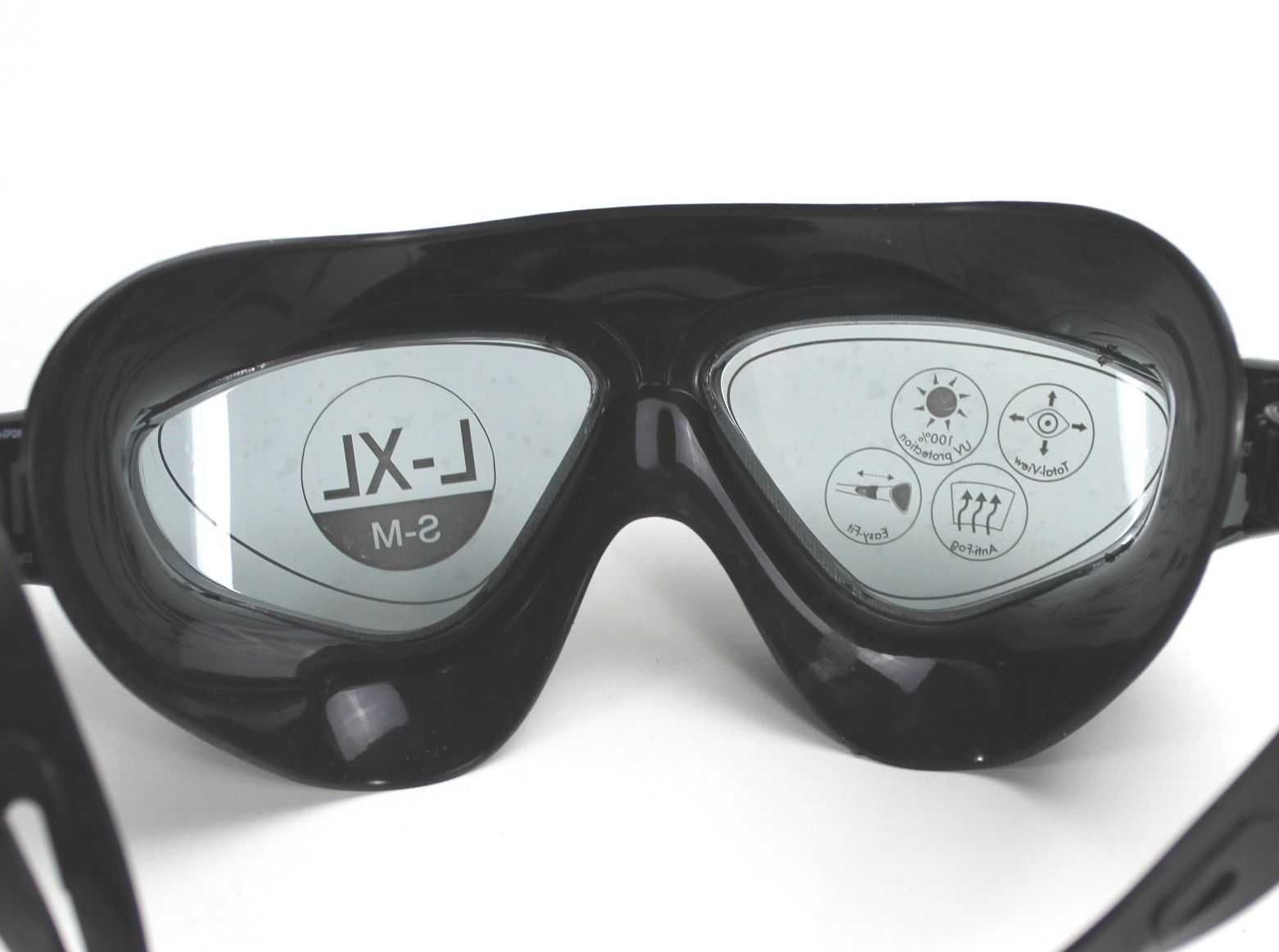 Okulary pływackie L/XL anitfog basen maska 3 kolory