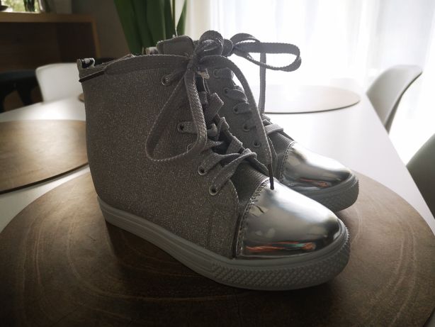Nowe buty damskie, Collection Paris, Silver DD387-2 rozmiar 35