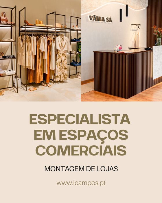 Projetos comerciais completos | Mobiliário e construção
