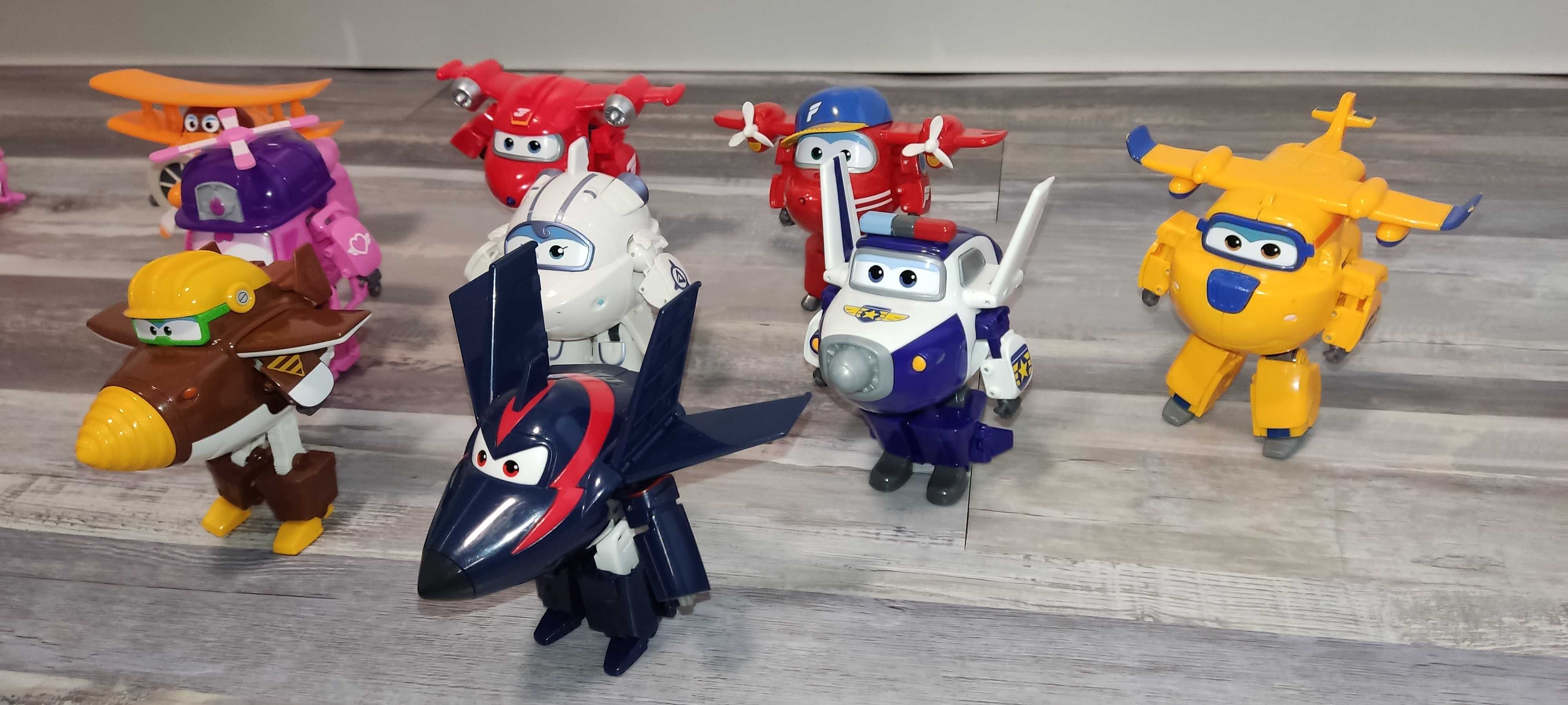 Super Wings Robot Samolot TRANSFORMUJĄCY DUŻA Zestaw x9 LUB jedna