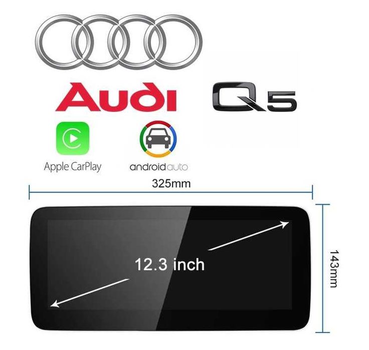 Audi Q5 3G MMI мультимедиа систем 12,3°дюмов, Touchscreen 8-64GB.