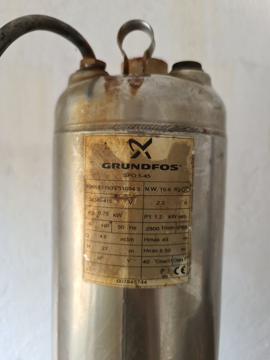 Bomba de água Grundfos SPO 5-45