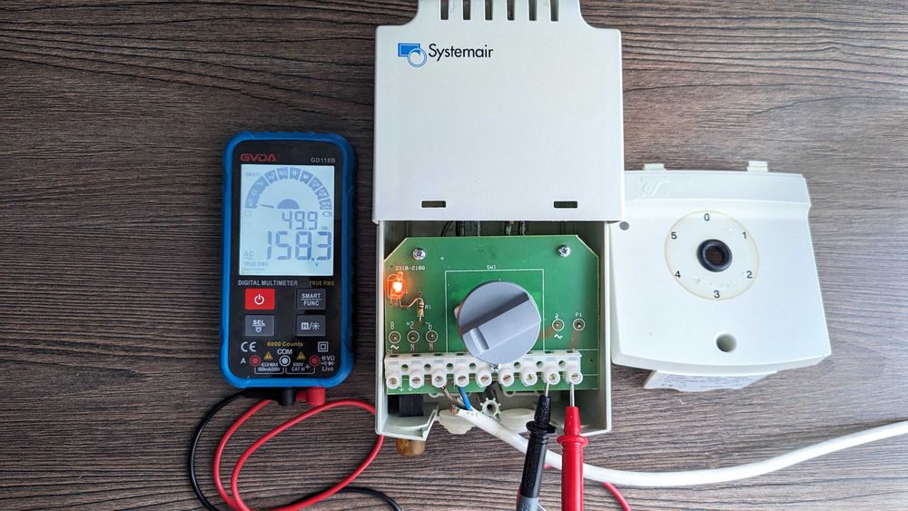 Трансформаторний регулятор швидкості Systemair RE 1.5 Вентс