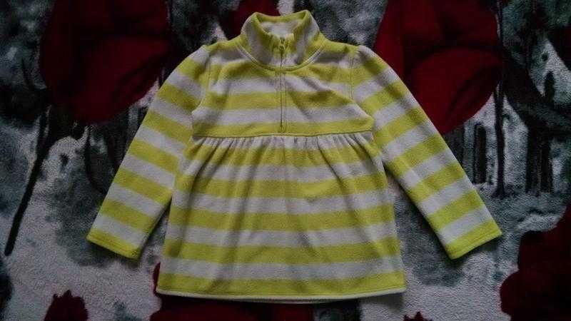 Флісова кофта,фліска для дівчинки 4-5 р