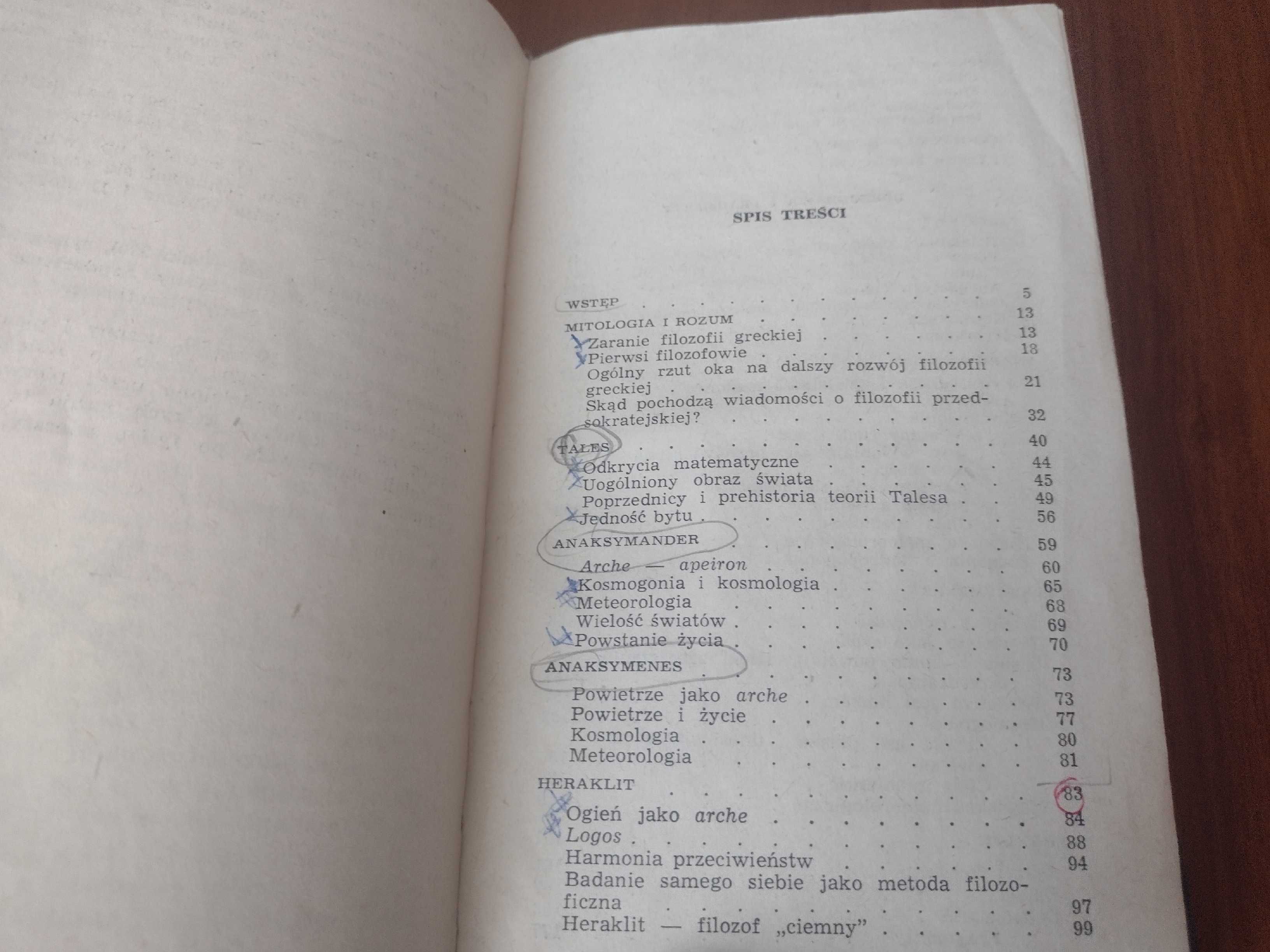Materialiści greccy w epoce przedsokratejskiej / Kazimierz Leśniak