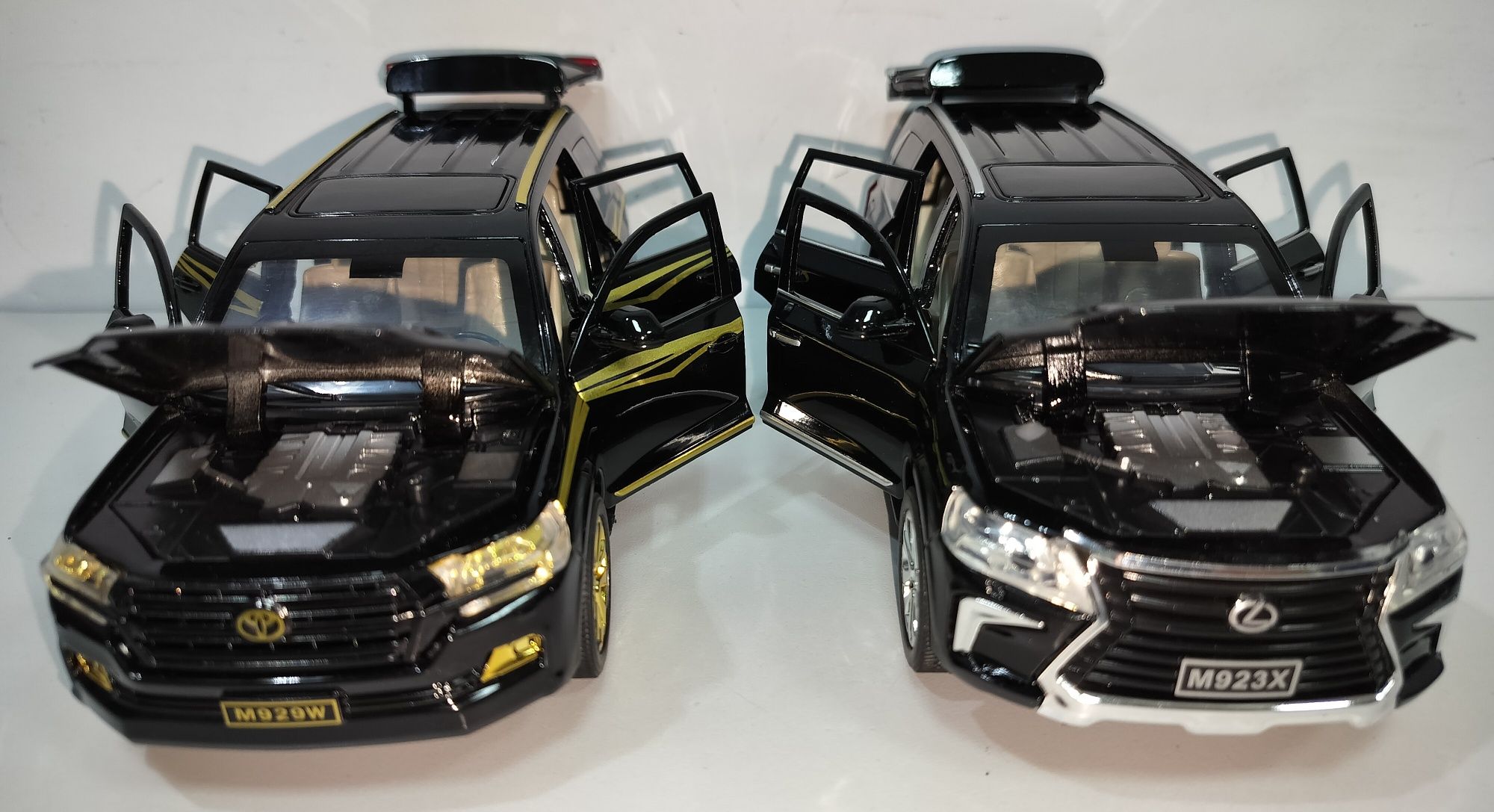 LEXUS LX570 и Toyota Land Cruiser модель 1:24 ТМ АвтоЕксперт Металл