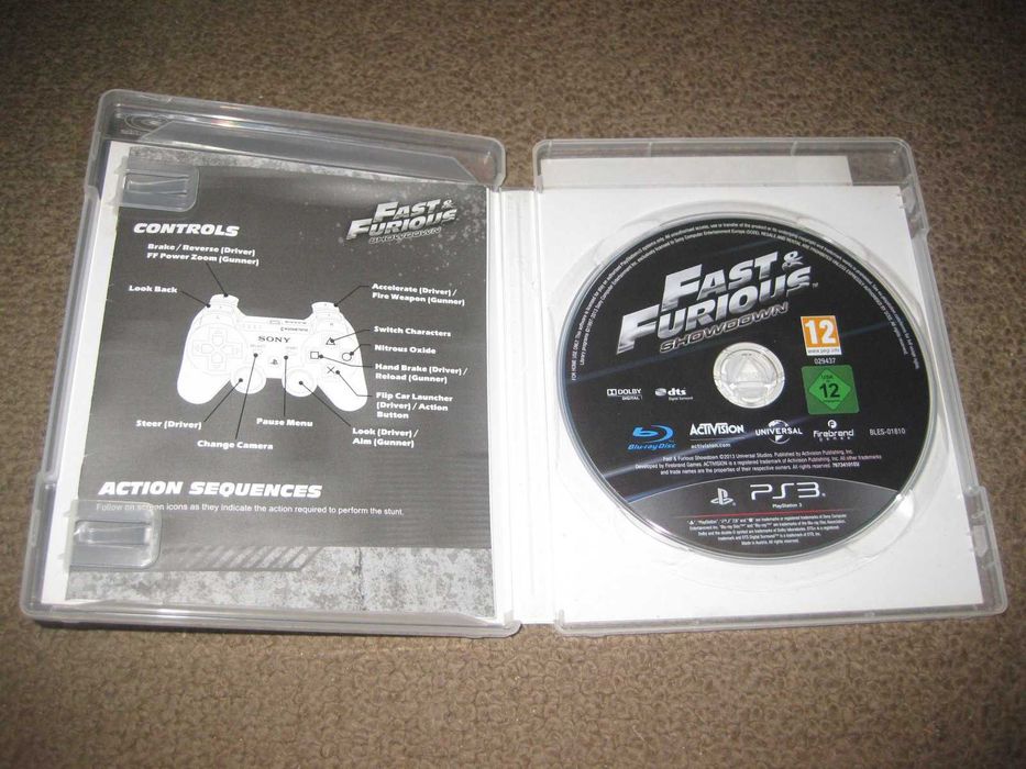 Jogo "Fast & Furious: Showdown" para PS3/Completo!
