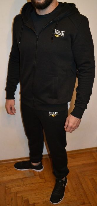 Спорт костюм Everlast Jogging Tracksuit Mens Black S