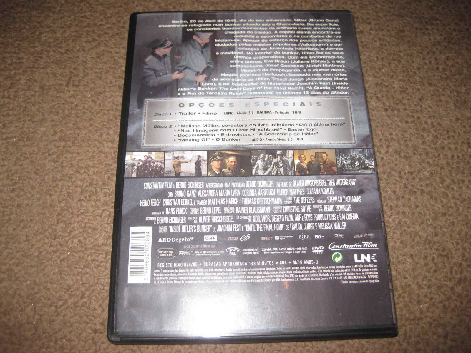 "A Queda- Hitler e o Fim do Terceiro Reich" Edição Especial com 2 DVDs