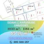 Działki z warunkami zabudowy - ostatnie Wojsławiec (Rynarzewo)