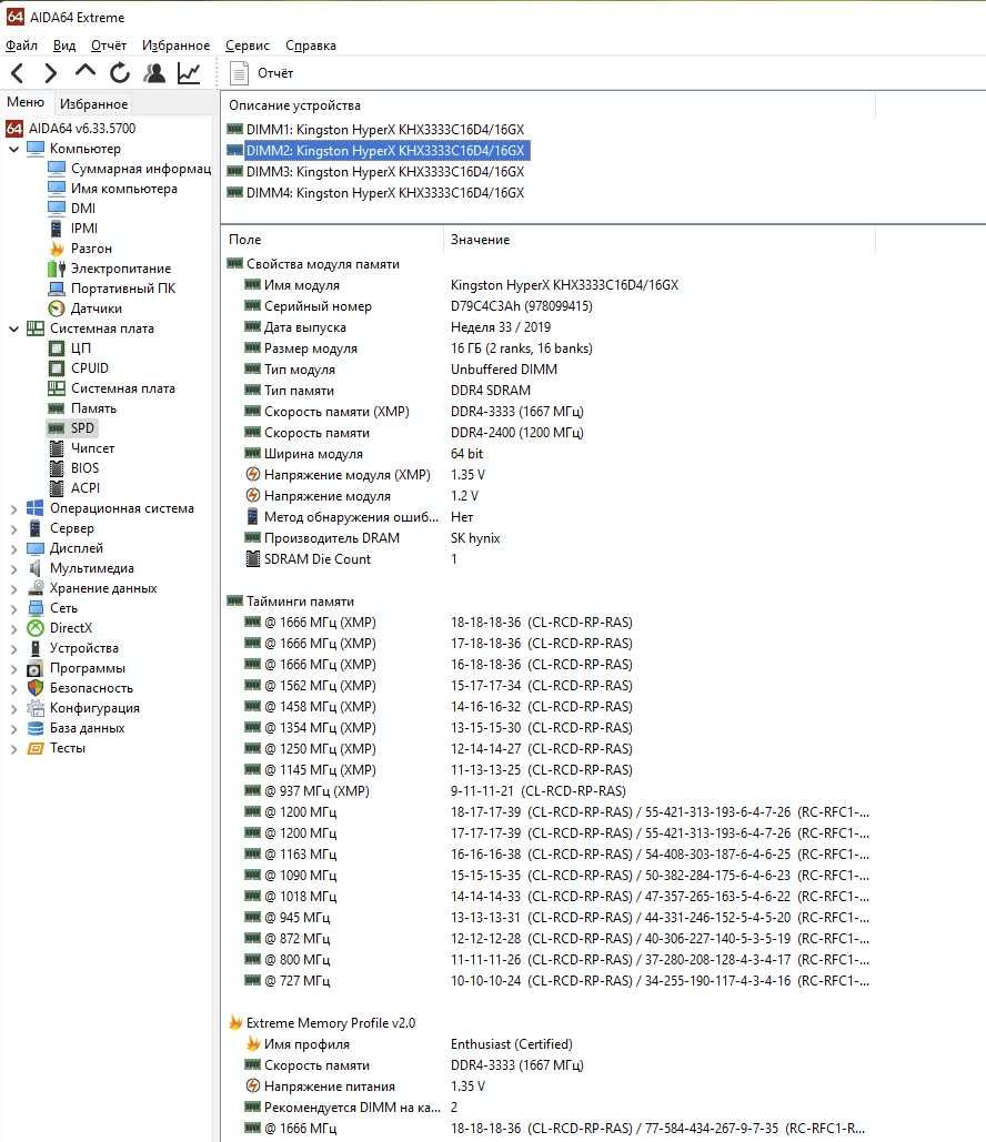 пам'ять DDR4 64GB Kit (4x16) 3333MHz CL16 HyperX PREDATOR. Trade-in
