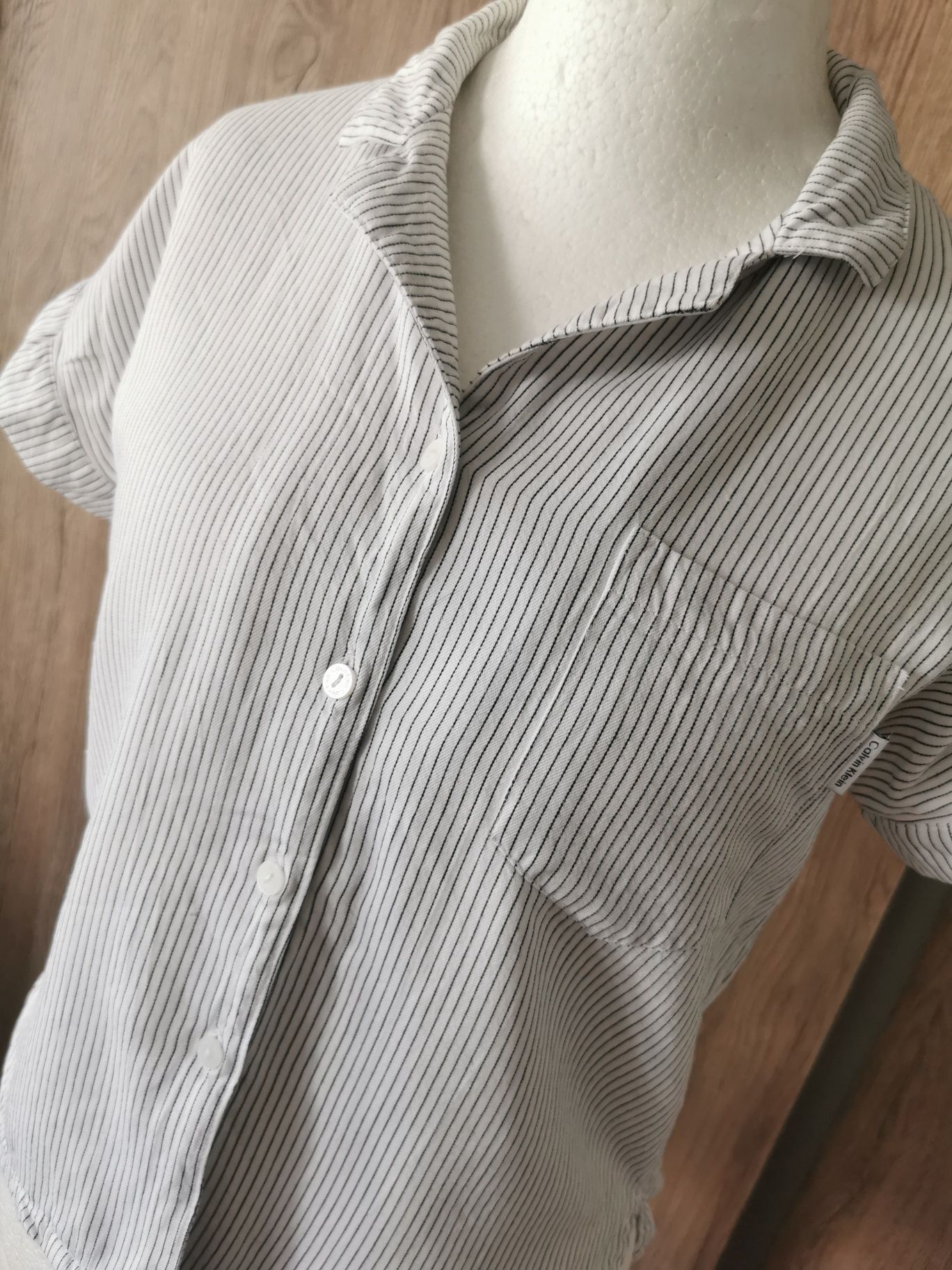 Calvin Klein piżama góra top bluzka do spania bawełniana S / M