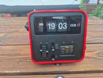 Zegar klapkowy radio budzik ELAC RD100