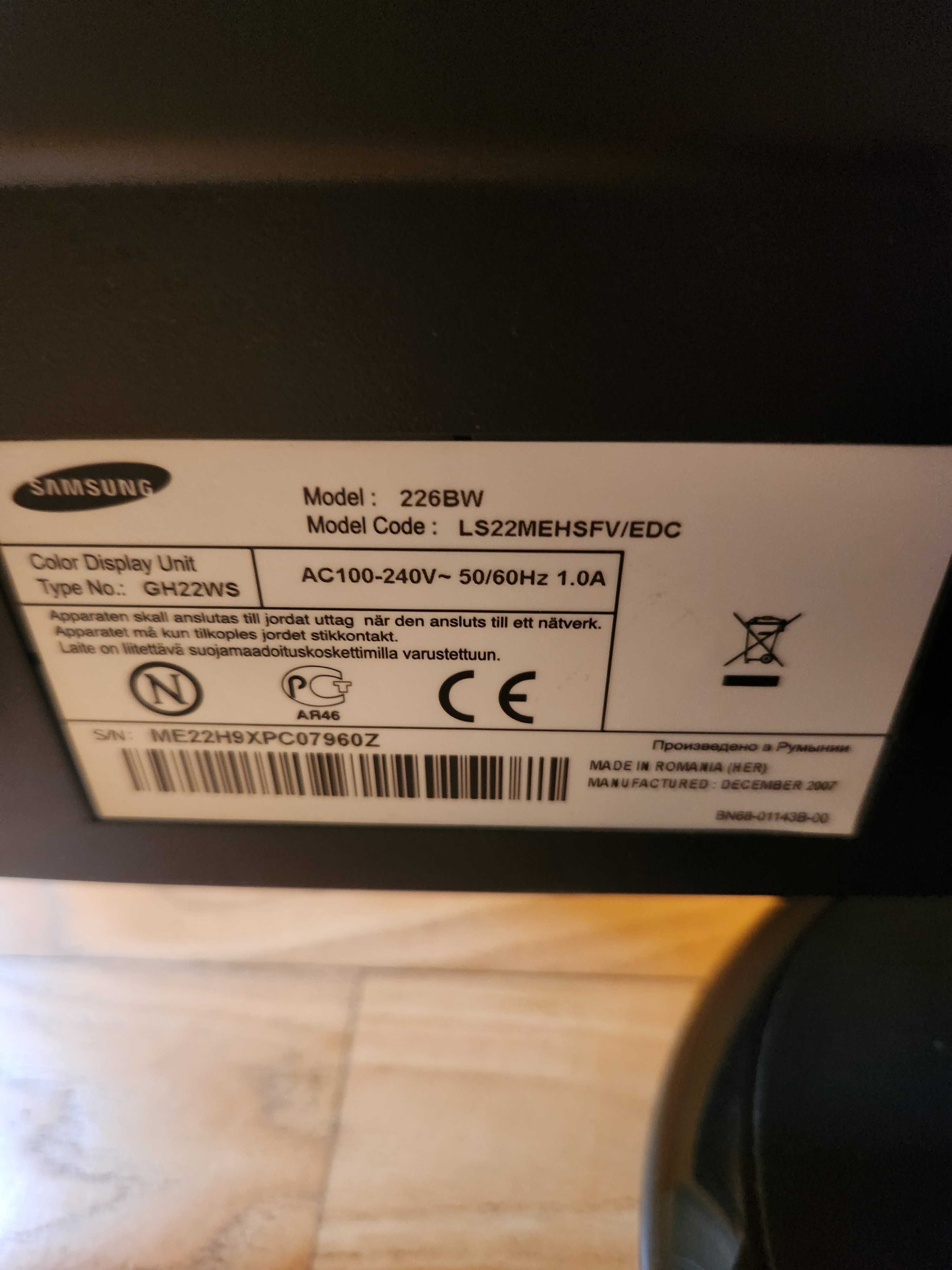 Монітор Самсунг 22"