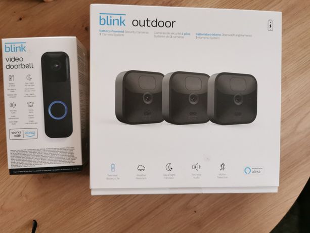 Blink Outdoor 3xzewnętrzne kamery i Blink Video Doorbell