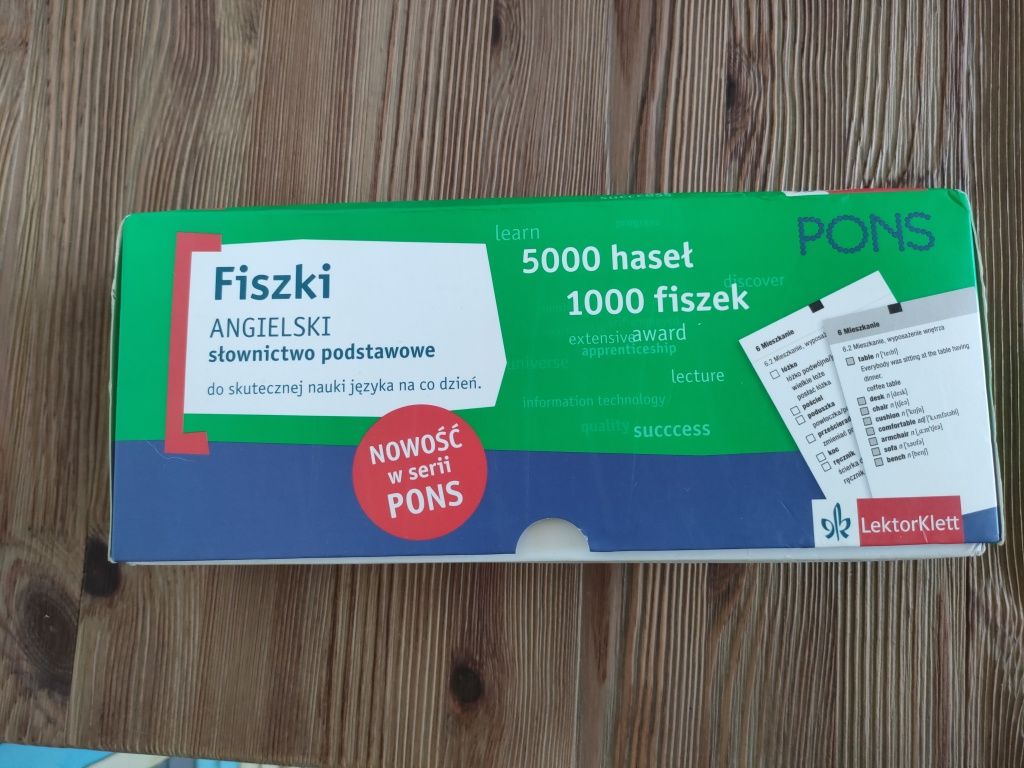 Fiszki angielski podstawowy 5000 haseł