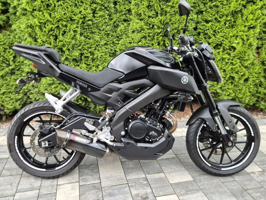 Yamaha MT 125 ABS 2019r AKRAPOVIC KaT B a1 IDEALNA