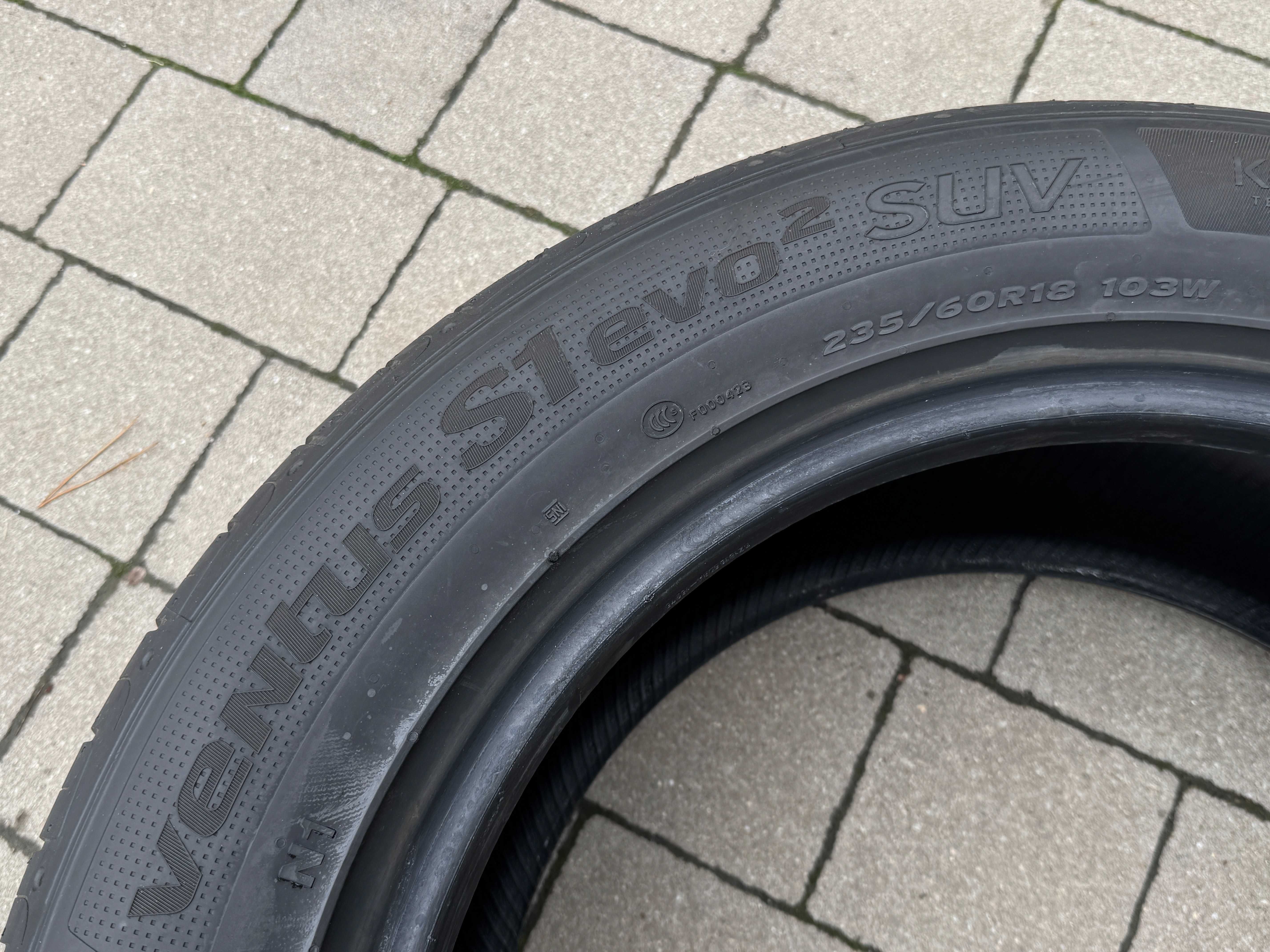2x NOWE DEMO Opony letnie Hankook Ventus S1 Evo 2 235/60 R18 2023rok