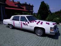 Auto na wesele samochód do ślubu Cadillac Fleetwood klasyk