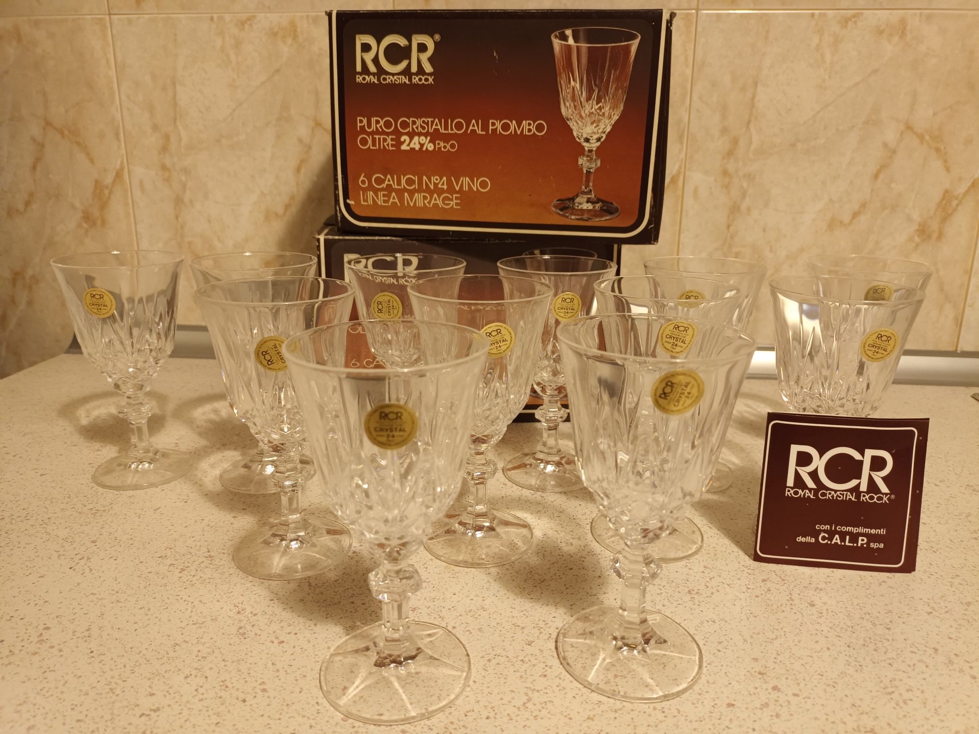 RCR - Cristal (Conjunto Copos) 12+12