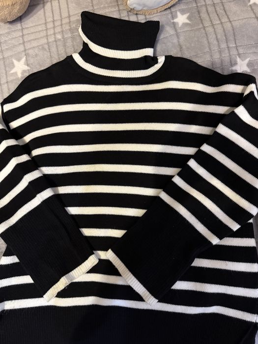 Светр в полоску , подовжений