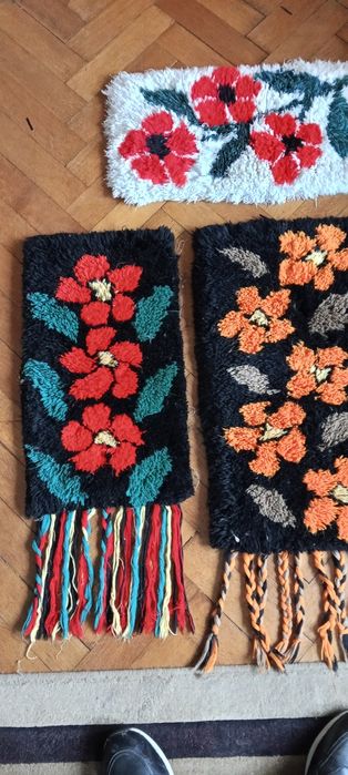 Makatki wełniane prl