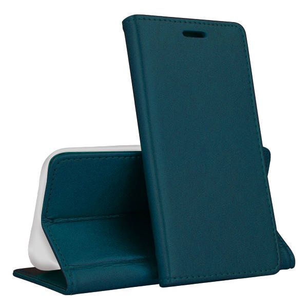 Etui Z Klapką Magnetic Samsung A13 5G / A04S Ciemnozielone