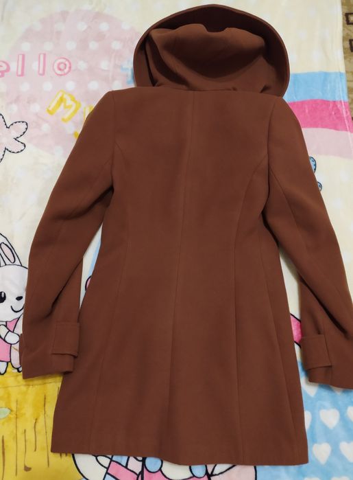 Кашемировое женское пальто, демисезон р 42