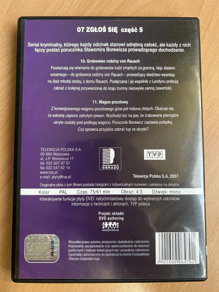 DVD 07 zgłoś się cz.5 rekonstrukcja