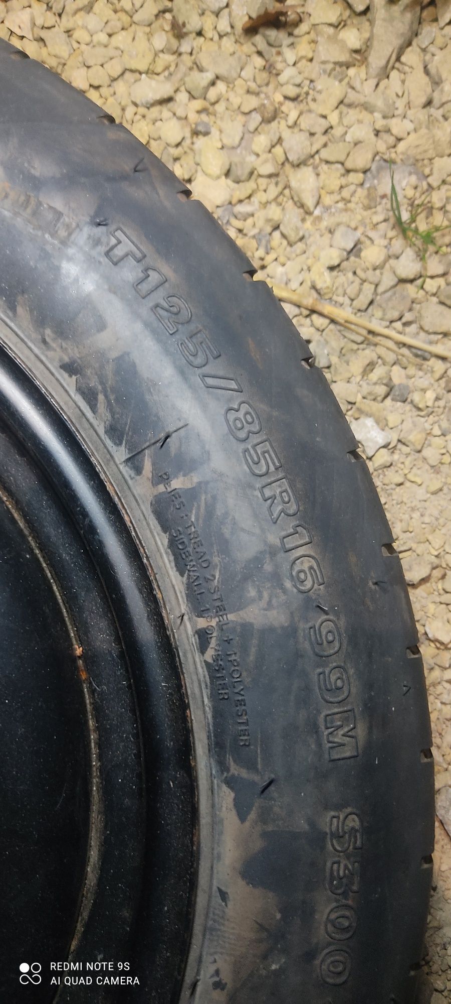 Koło dojazdowe zapas Galaxy MK3 s Max 16