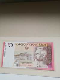 Polska banknot kolekcjonerski 10 zł 2008 r Pilsudski