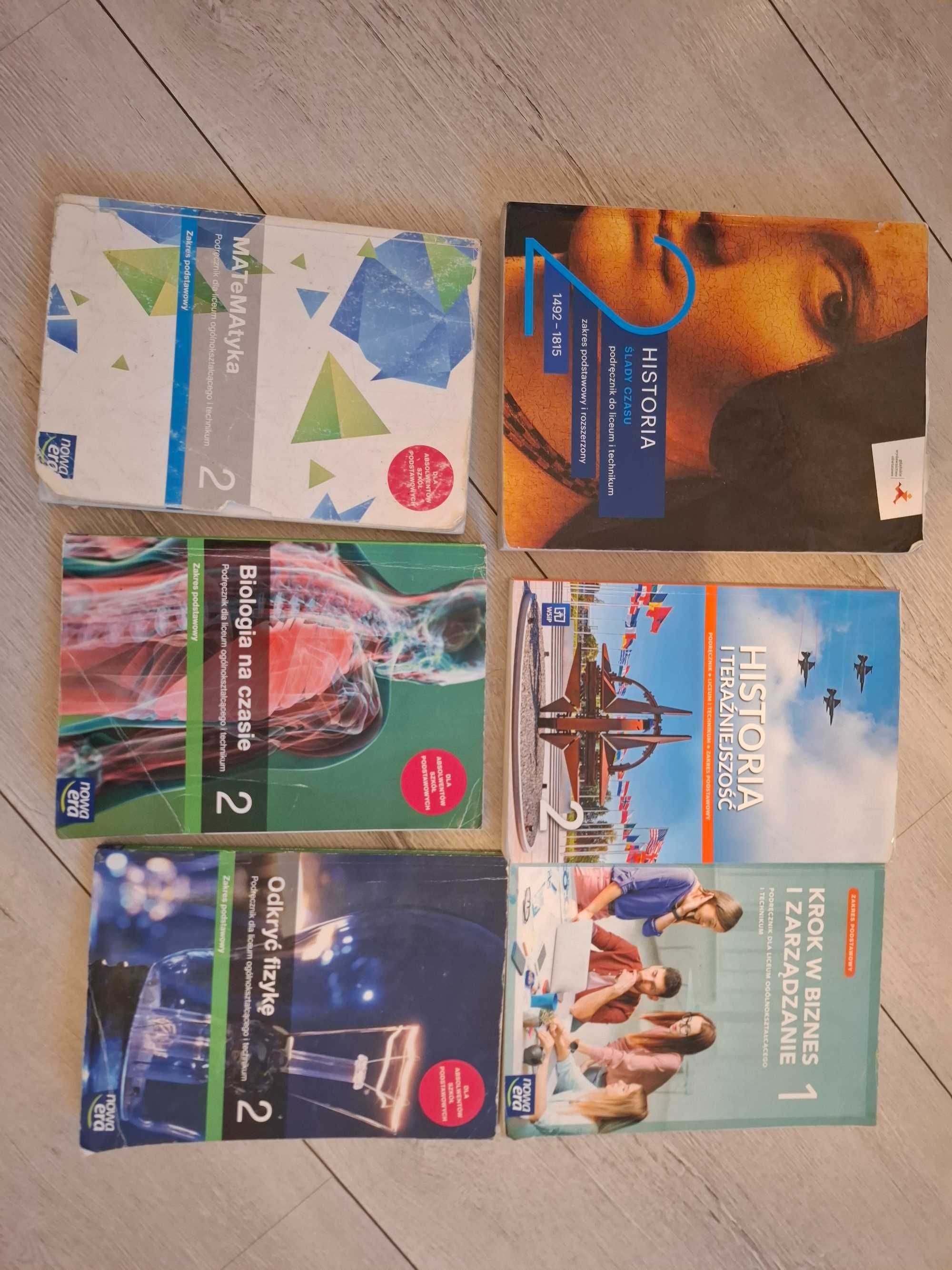 Podręczniki do 2 klasy LO i Technikum