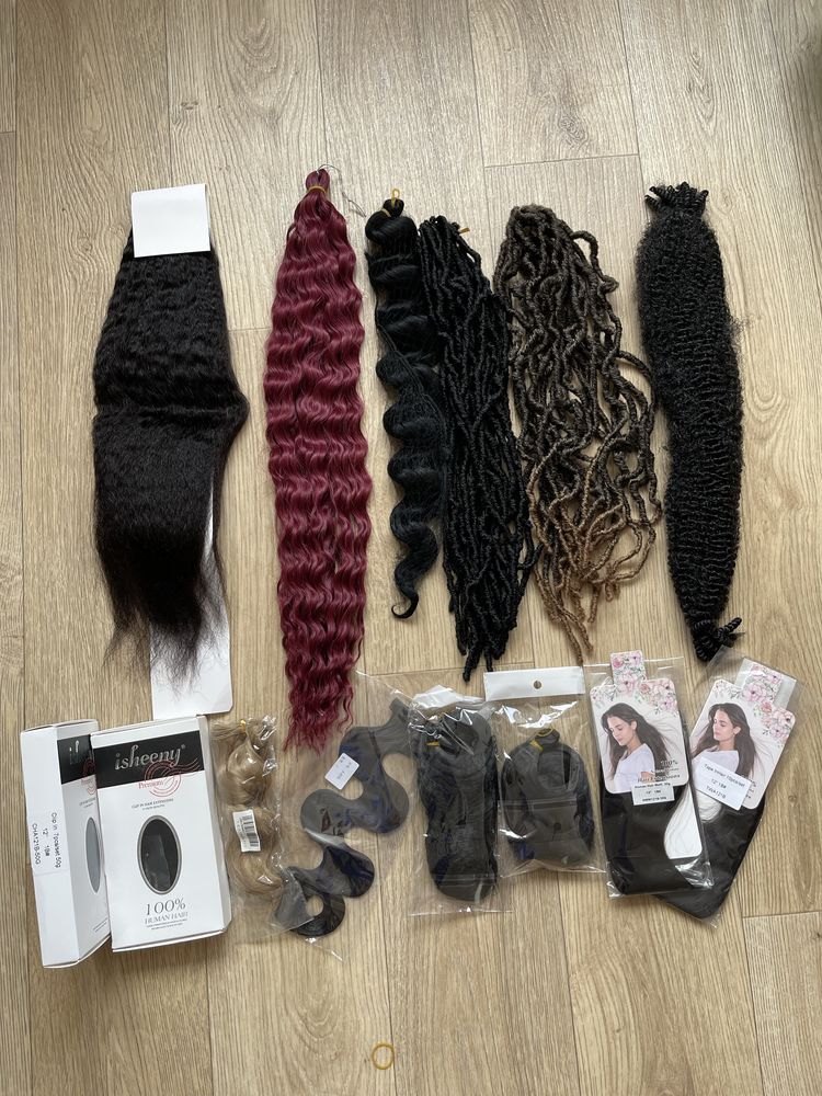 Волосы для наращивания плетения