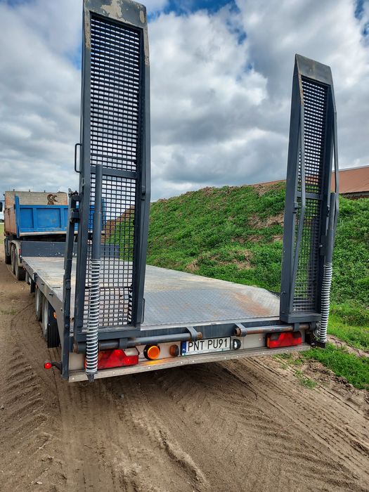 Sprzedam  przyczepę niskopodwozie jak nowa