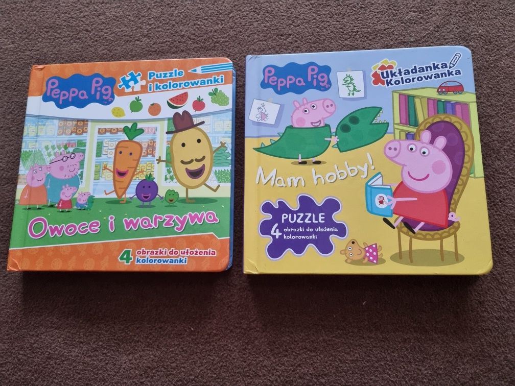 Książki z puzzlami Świnka Peppa