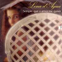 Coleção Vinil antigo Lena D'Água – Sempre Que O Amor Me Quiser